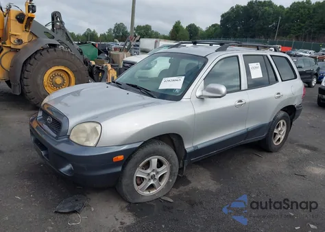2002 Hyundai Santa Fe Gls/Lx from USA, damaged, VIN KM8SC73D82U187325
